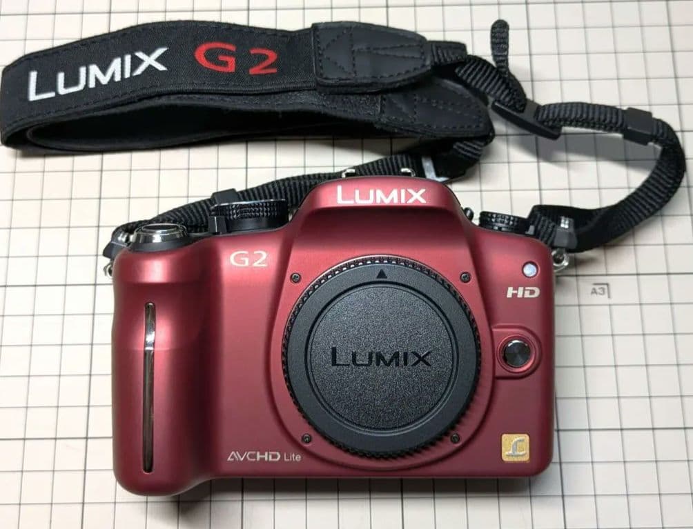 LUMIX G2 レッドボディ 動作良好 付属品あり ミラーレス一眼