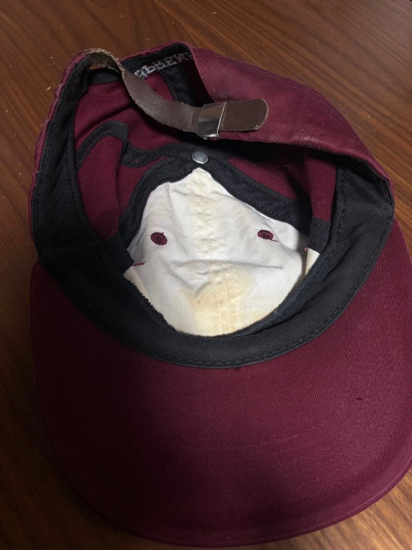 SUPREME バーガンディ キャップ シュプリーム stussy S 赤 紫