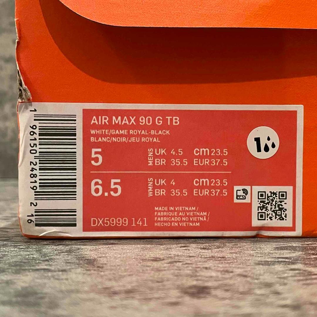 訳あり NIKE AIR MAX 90 G 青 23.5 ナイキ エアマックス