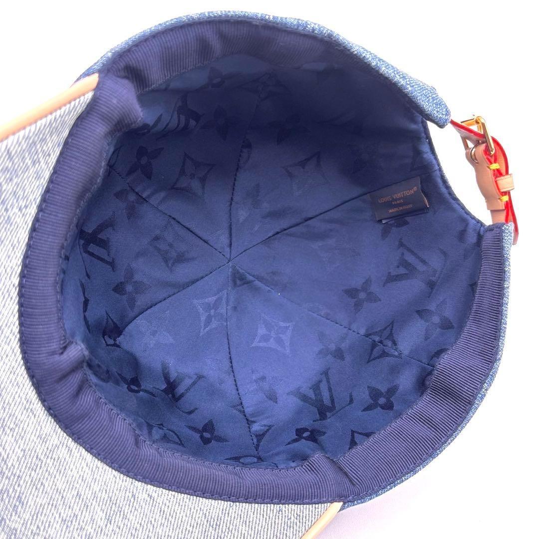 極美品希少品　ルイヴィトン　キャップ デニム LVアップタウン 25080601