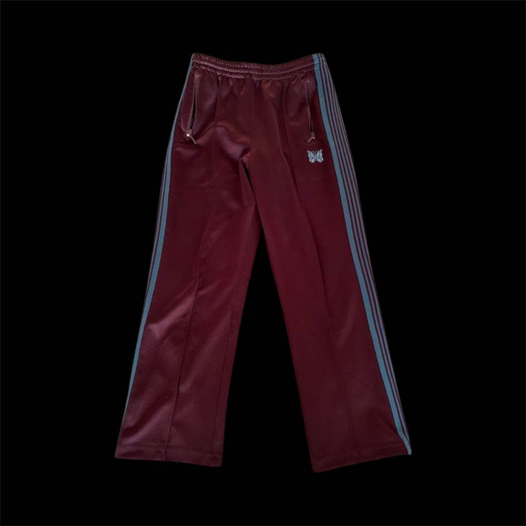 needlesバーガンディ ストレート トラックパンツ M