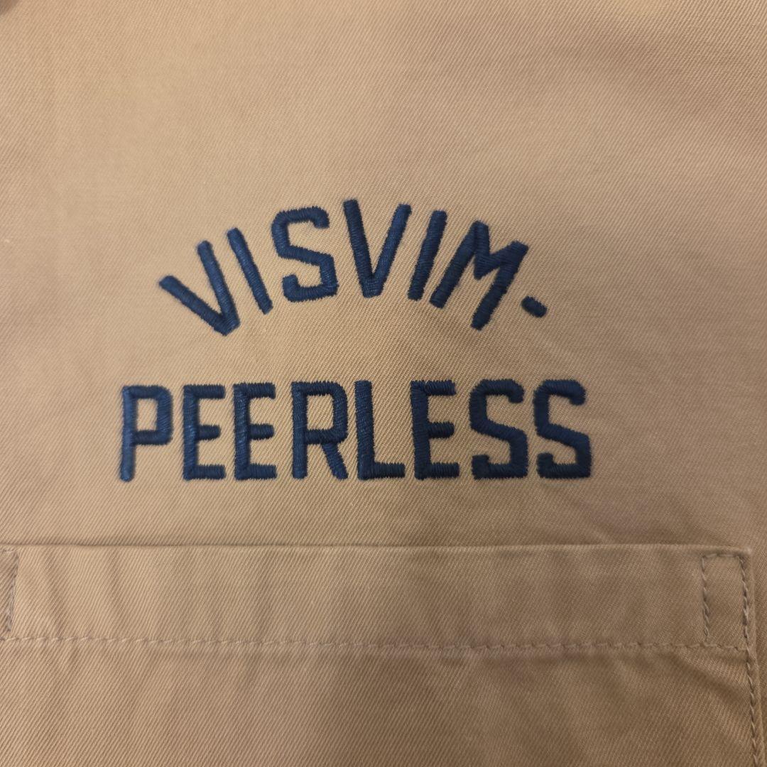 visvim PALMER SHIRT size1 23SS キャメル 刺繍