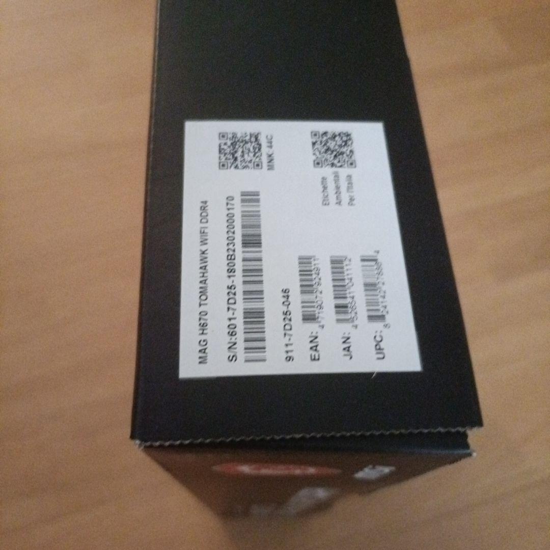 マザーボード MAG H670 TOMAHAWK WIFI DDR4