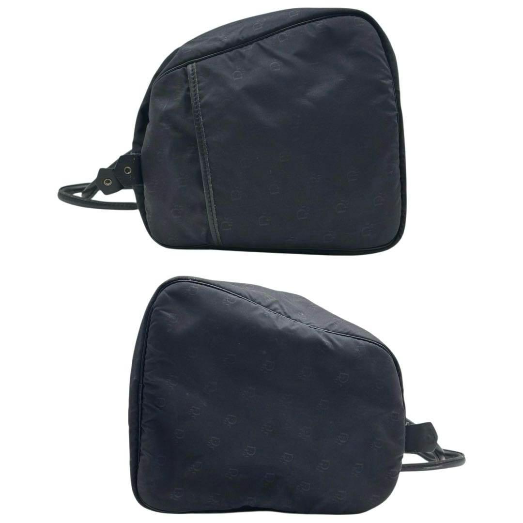 良品◎クリスチャンディオール トロッター ボストンバッグ 大容量 ダークネイビー