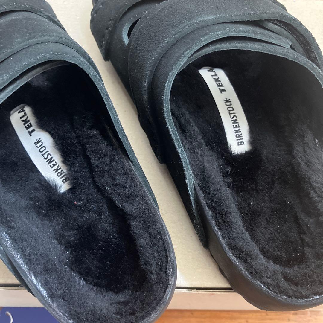 【試着のみ】BIRKENSTOCK×TEKLAビルケンシュトック37 Uji 黒