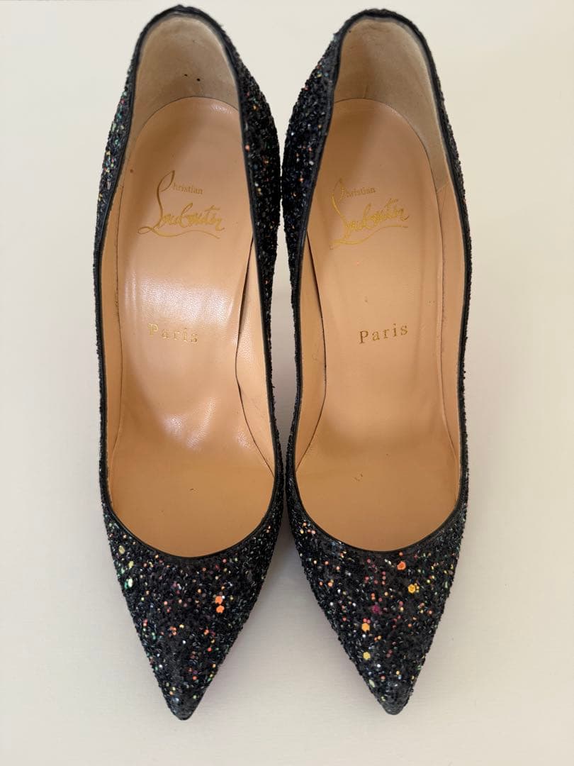 Christian Louboutin グリッター ハイヒール　36