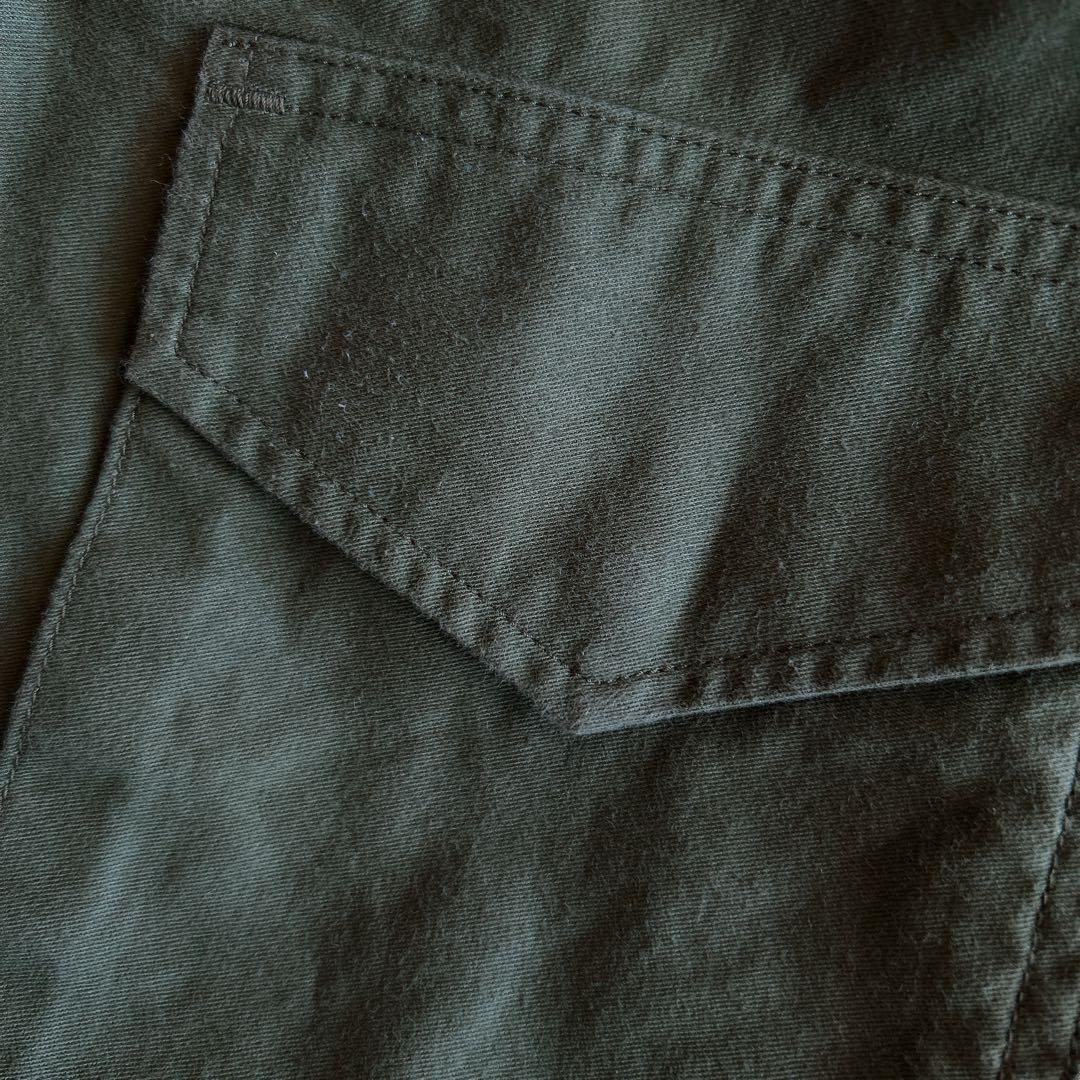 D.M.G ⿻ ワークシャツ ジャケット ミリタリー カーキ カジュアル ルーズ