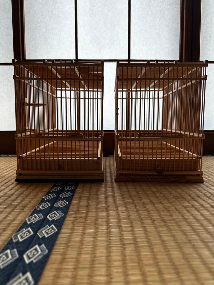 竹製鳥籠 上籠 並籠