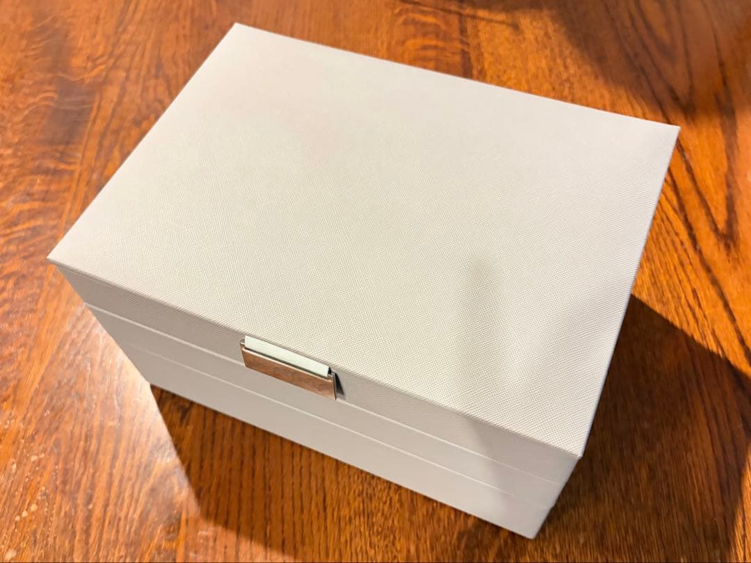 【極美品】STACKERS グレー アクセサリーケース 3段式