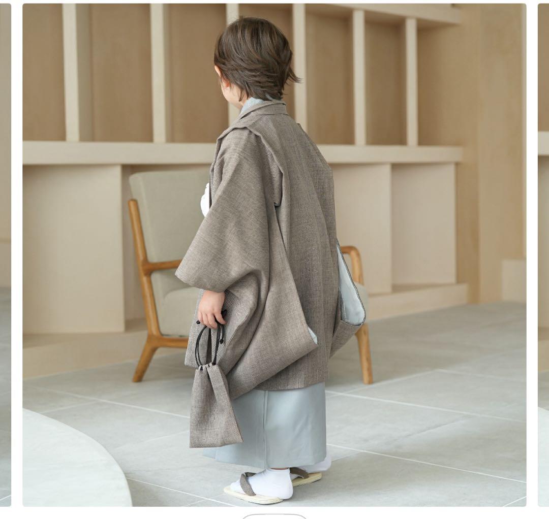 【美品！】七五三　５歳　着物　かぷり　utatane