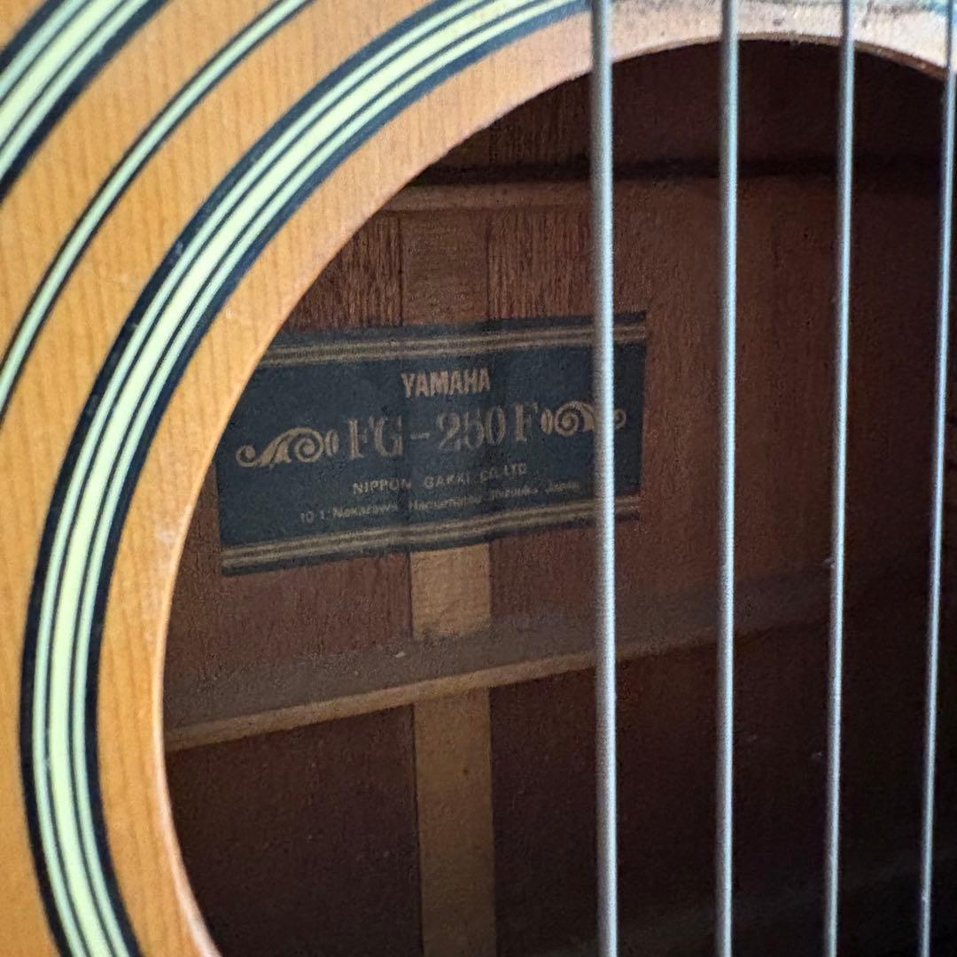 幻のモデル 黒ラベル YAMAHA FG-250F/ジャパンヴィンテージギター