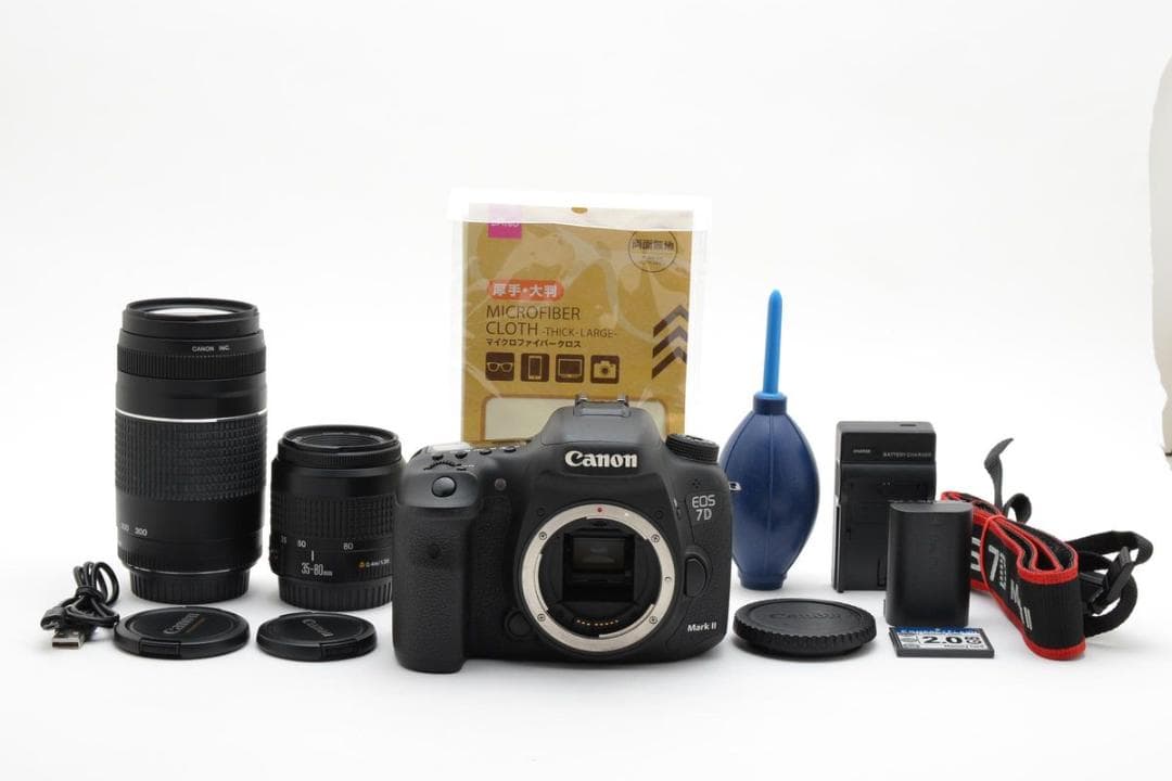 本格的な撮影にも✨Canon EOS 7D MARKII✨ダブルレンズセット