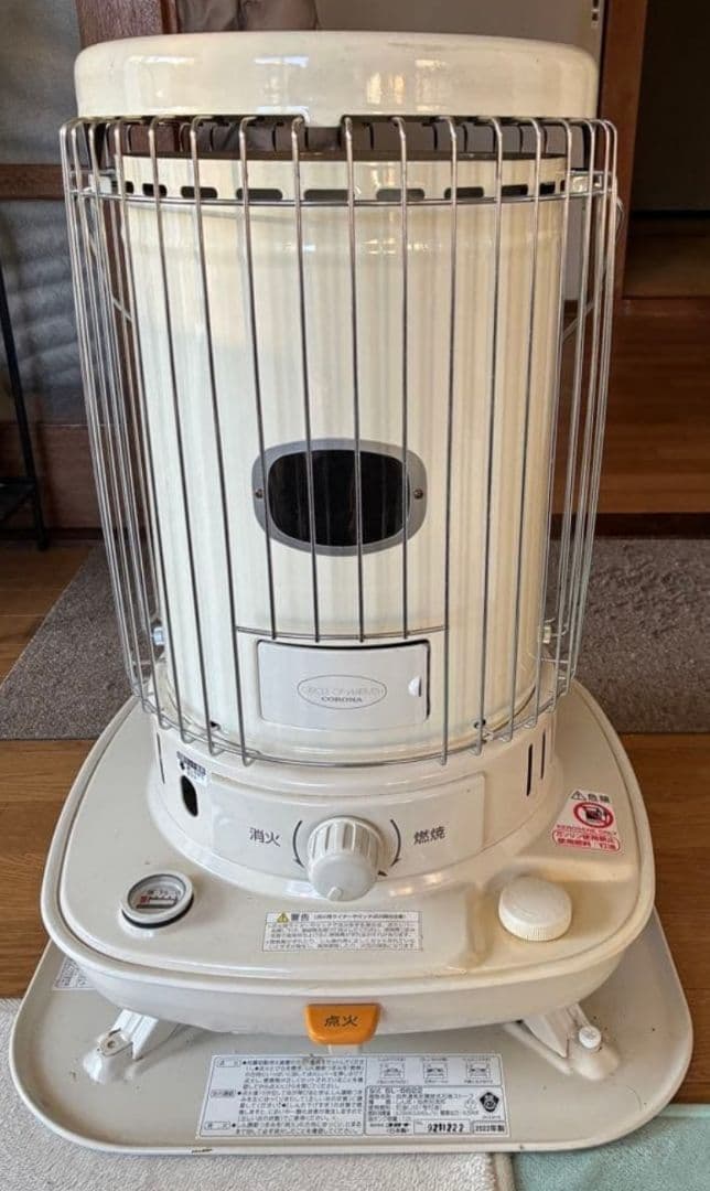 CORONA 自然通気形開放式石油ストーブ　2023年購入　冬季のみ使用
