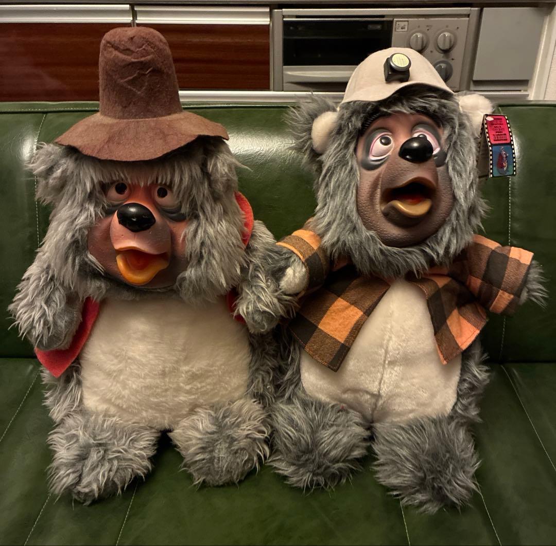 70's ディズニー カントリーベア ビッグアル プラッシュドール 2体セット