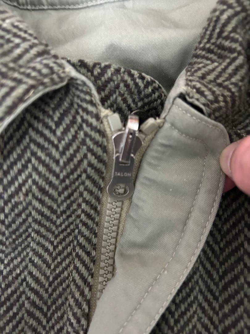 80s90s FACIBA CASUALS ツイード ジャケット リバーシブル