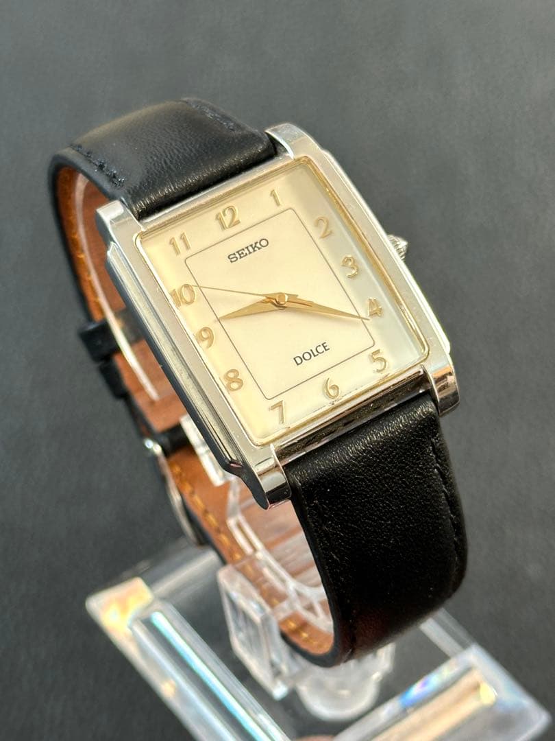 セイコー ドルチェ Seiko Dolce スクエアケース 時計 稼働品