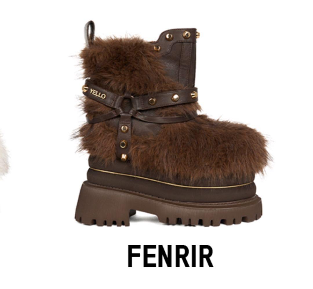YELLOW 新作ファーブーツ【新品】
