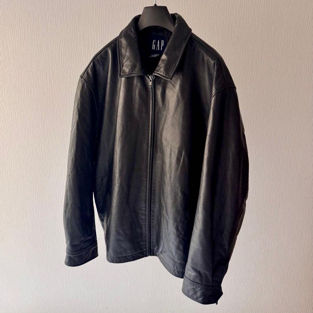 [90s] OLD GAP レザージャケット　ビンテージ　野村訓市