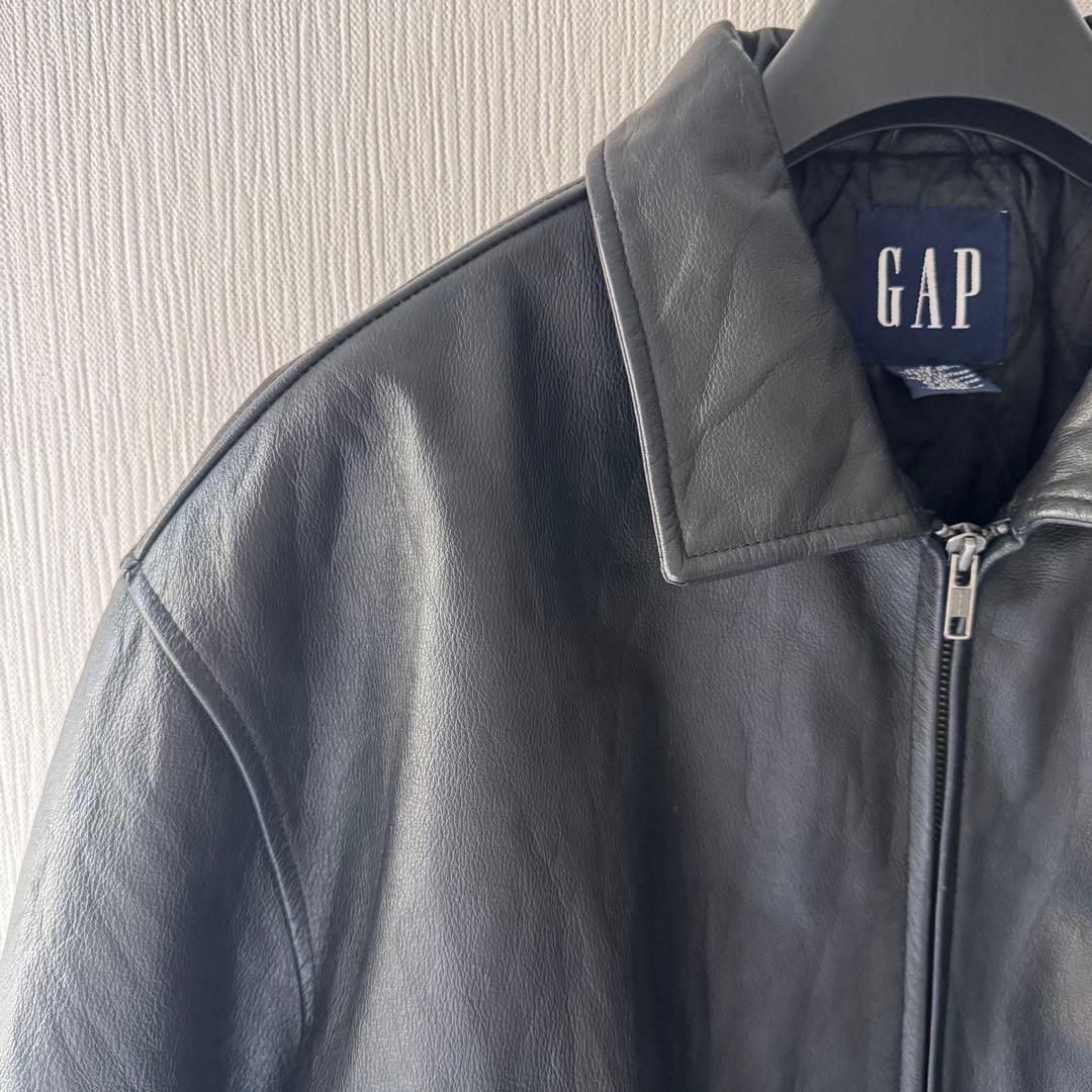 [90s] OLD GAP レザージャケット　ビンテージ　野村訓市