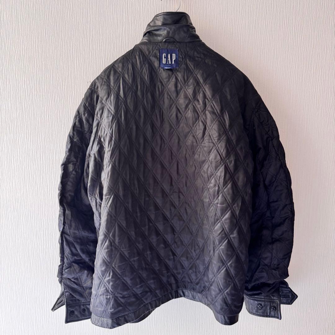 [90s] OLD GAP レザージャケット　ビンテージ　野村訓市