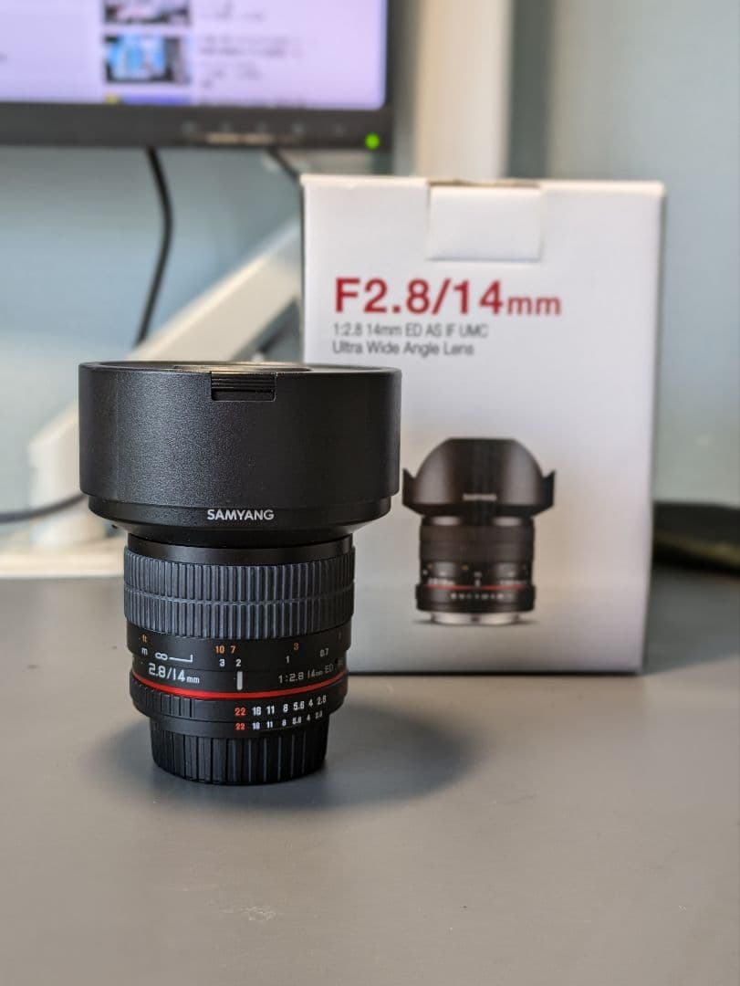 SAMYANG 1:2.8 14mm ED AS IF UMC Fマウント