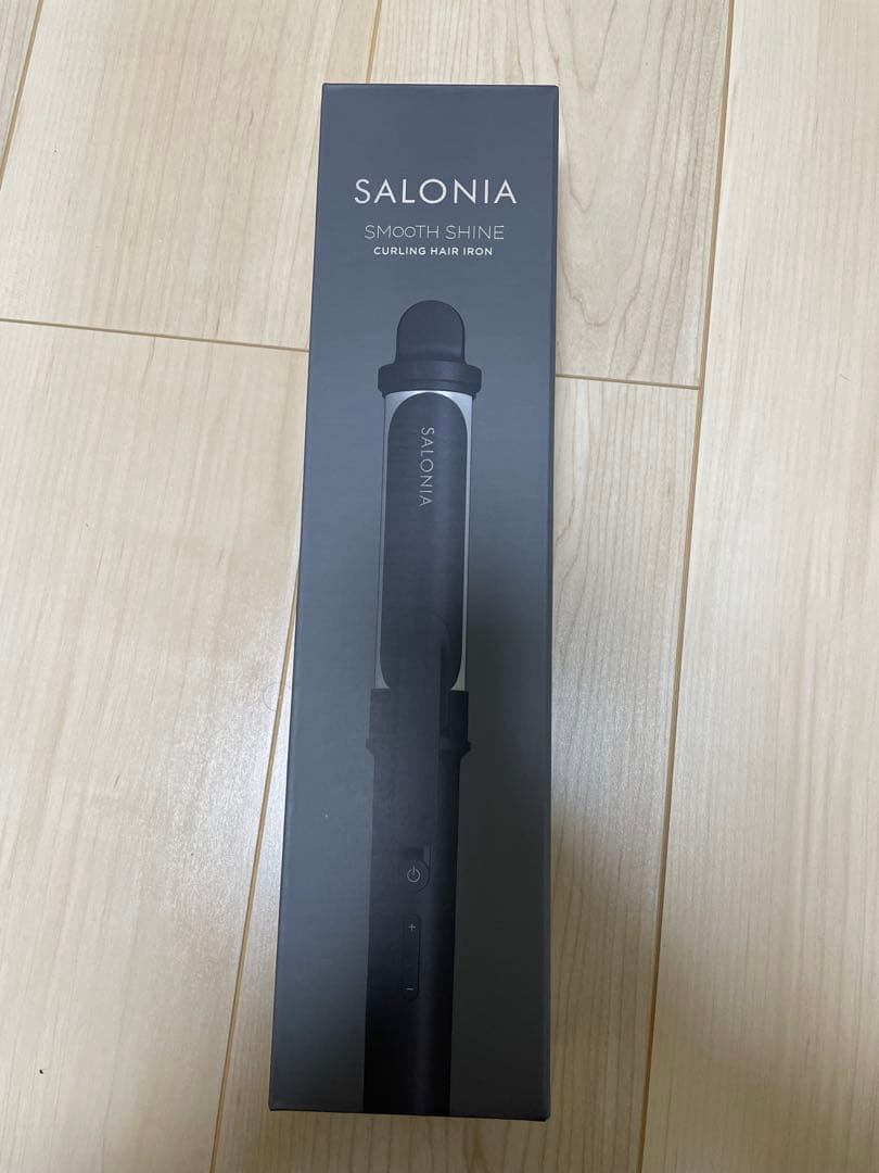 サロニア スムースシャインカールヘアアイロン 32mmブラック