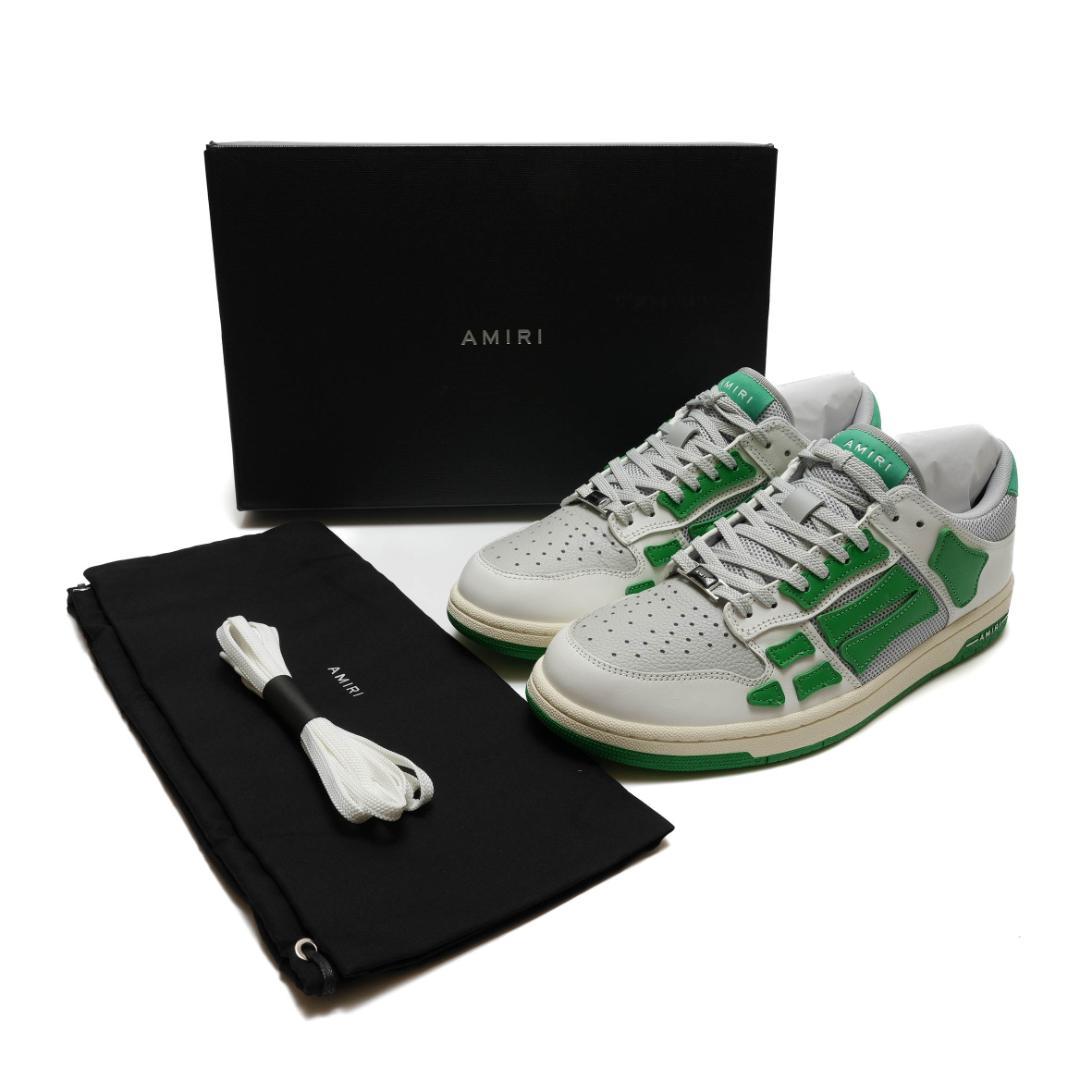 新品 AMIRI SKELL TOP レザースニーカー