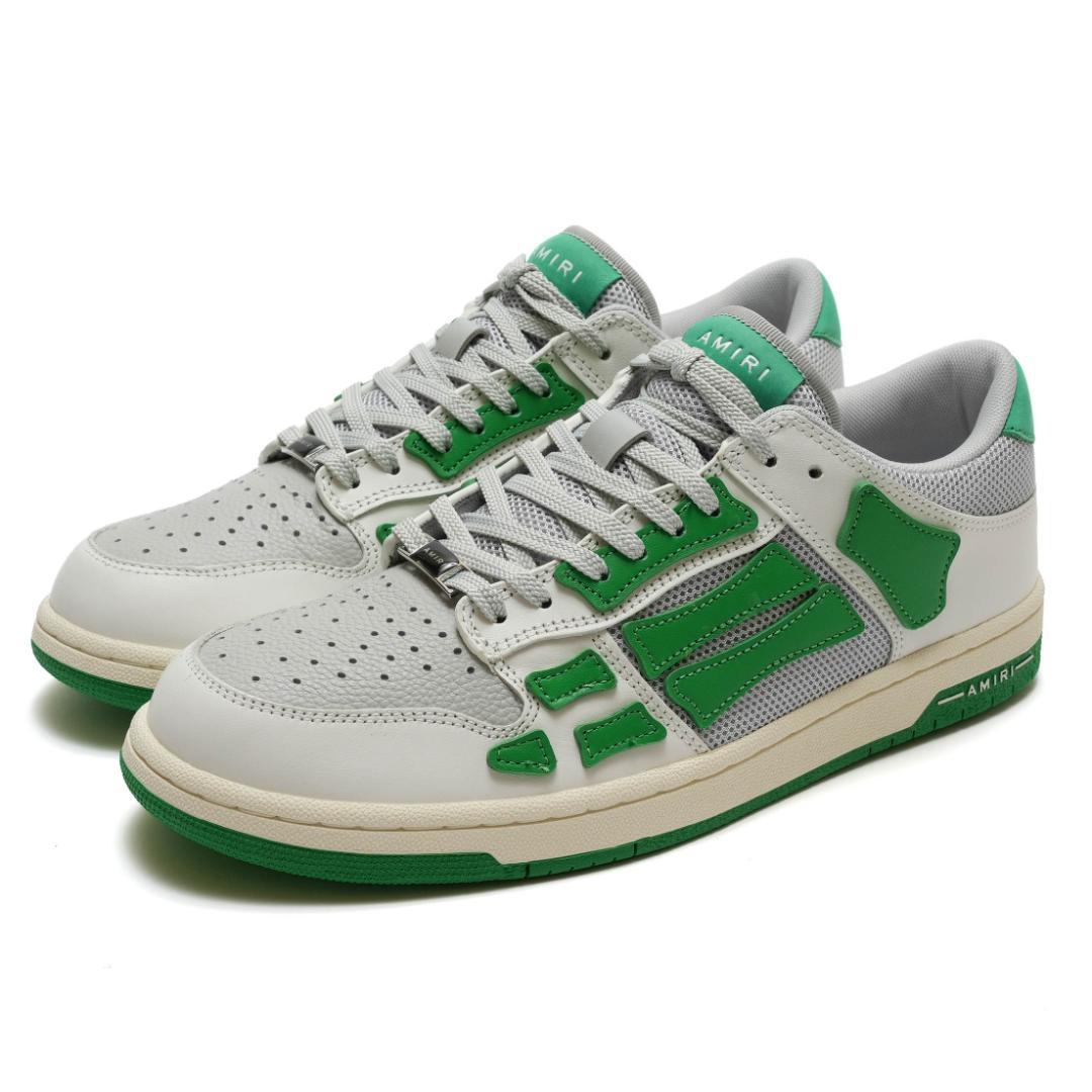 新品 AMIRI SKELL TOP レザースニーカー