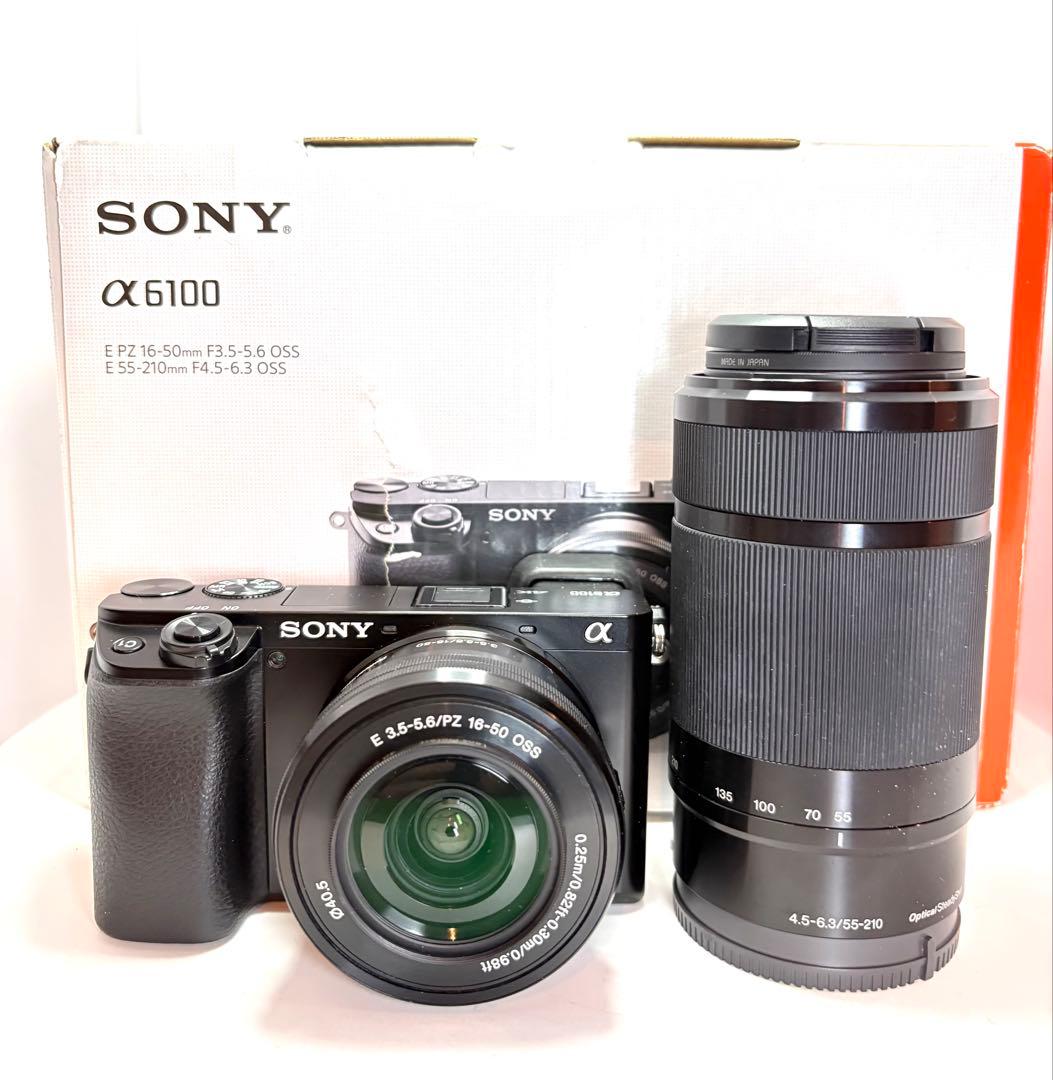 ★極上品★S数1205回　ソニー　SONY α6100 ダブルズームレンズキット