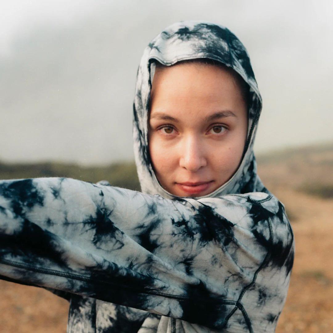 charbon running シャルボン タイダイフーディー 長袖Tシャツ S