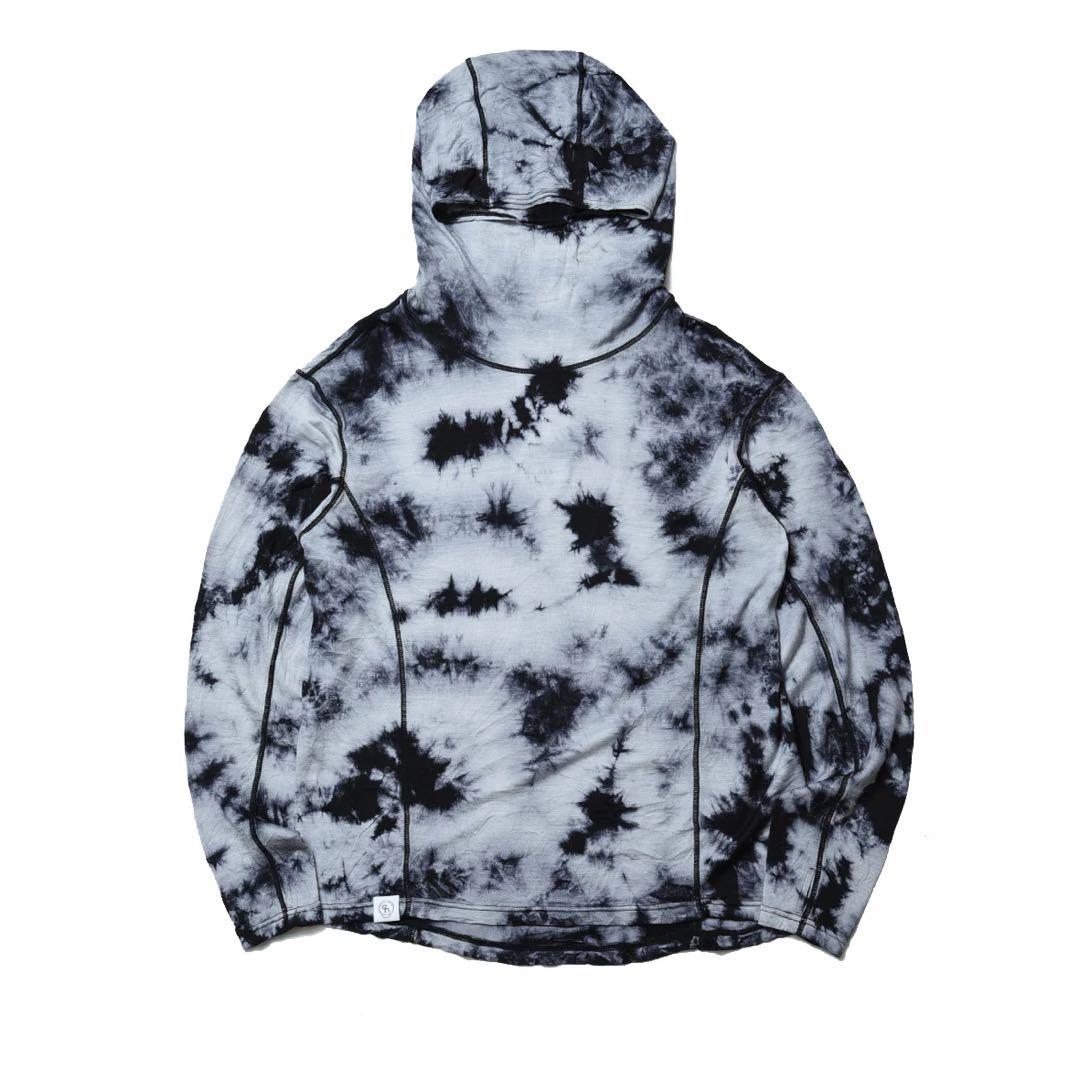 charbon running シャルボン タイダイフーディー 長袖Tシャツ S