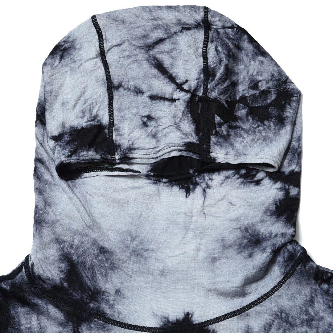 charbon running シャルボン タイダイフーディー 長袖Tシャツ S