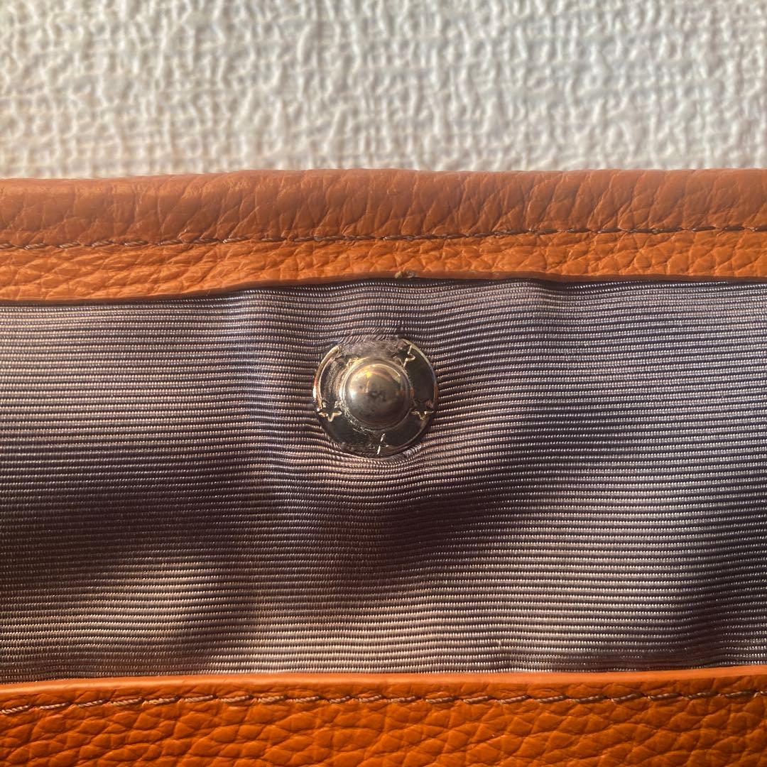 美品✨バーニーズニューヨーク トートバッグビジネス シボ革 A4 キャメル