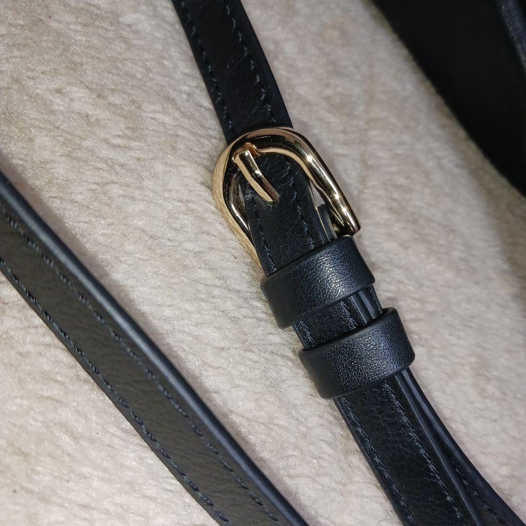 【極美品】BEARDSLEY ビアズリー 2.718牛革クロスボディバッグ 黒色