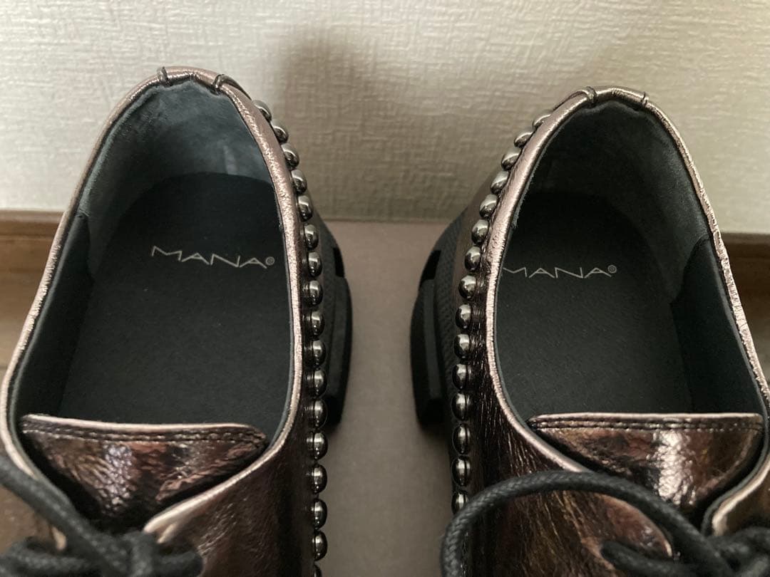 ☆keichana51様☆MANA スタッズ・レースアップシューズ　36