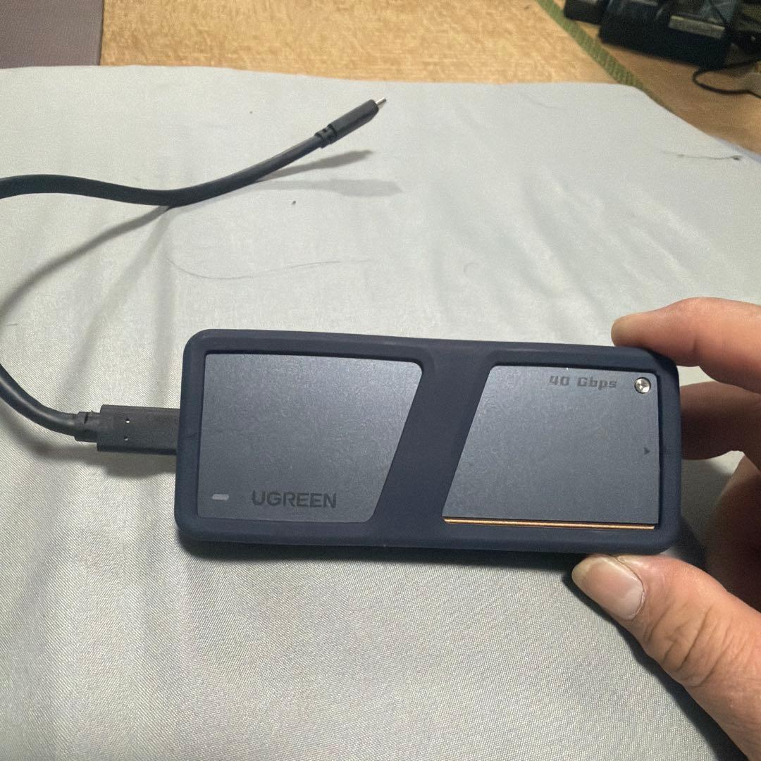 UGREEN M.2 SSD 外付けケース 【USB4 40Gbps】