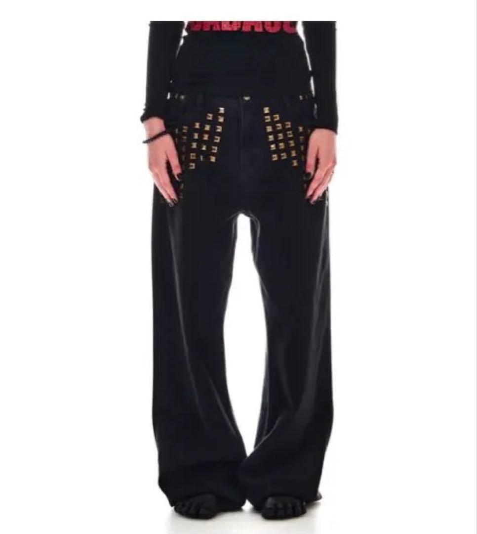 パンツ BEEDEN L STUDS SEMI LOOSE DENIM