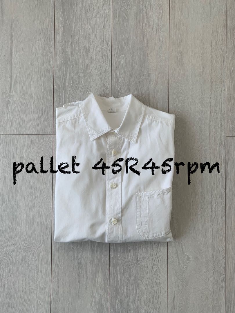 45R45rpm 180番三子の908ローファー シャツ