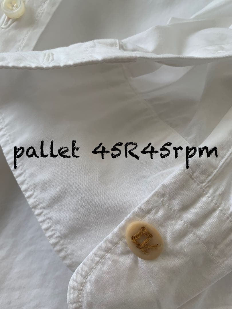 45R45rpm 180番三子の908ローファー シャツ