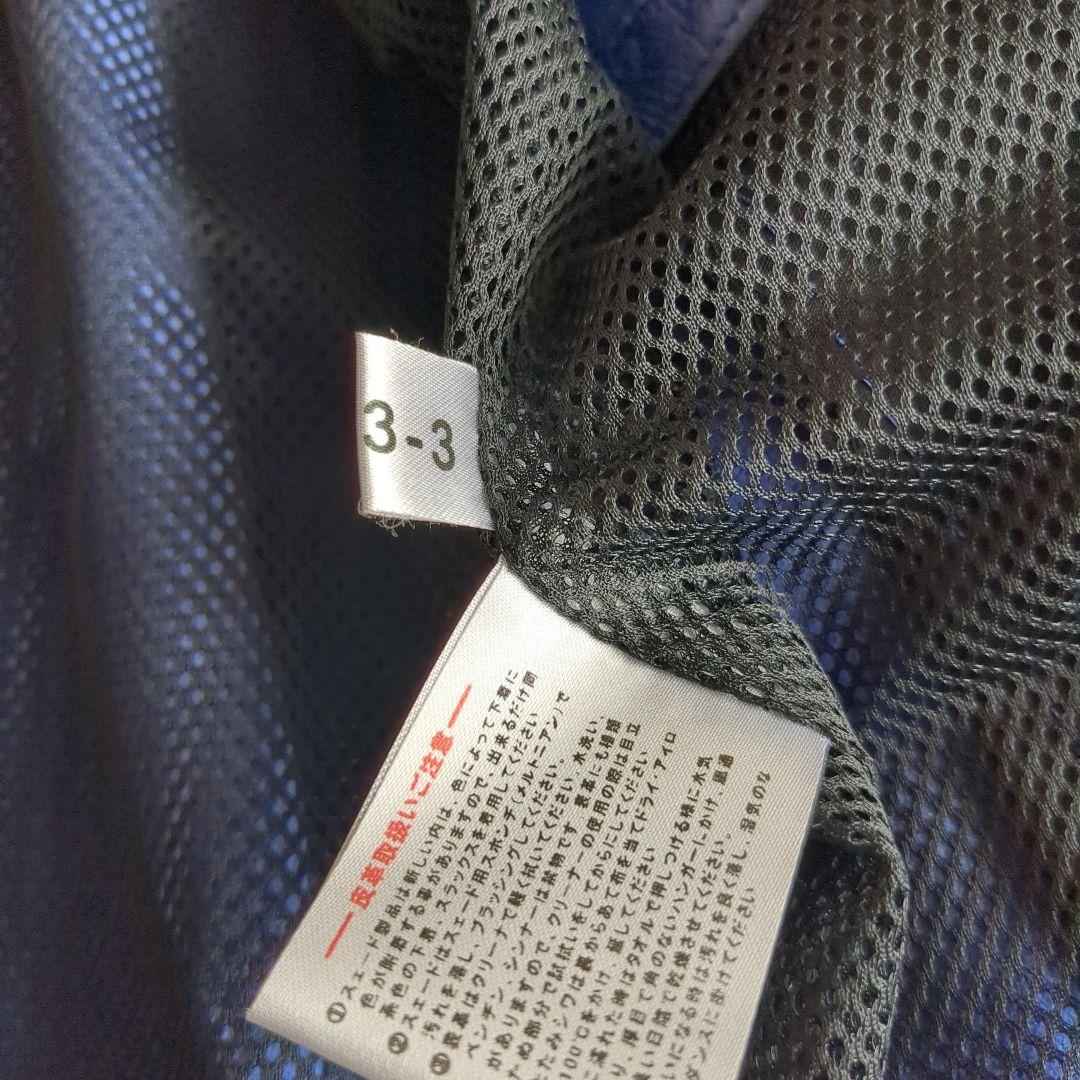 シャッフェン SCHAFFEN シングル ライダースジャケット 羊革 L ブルー