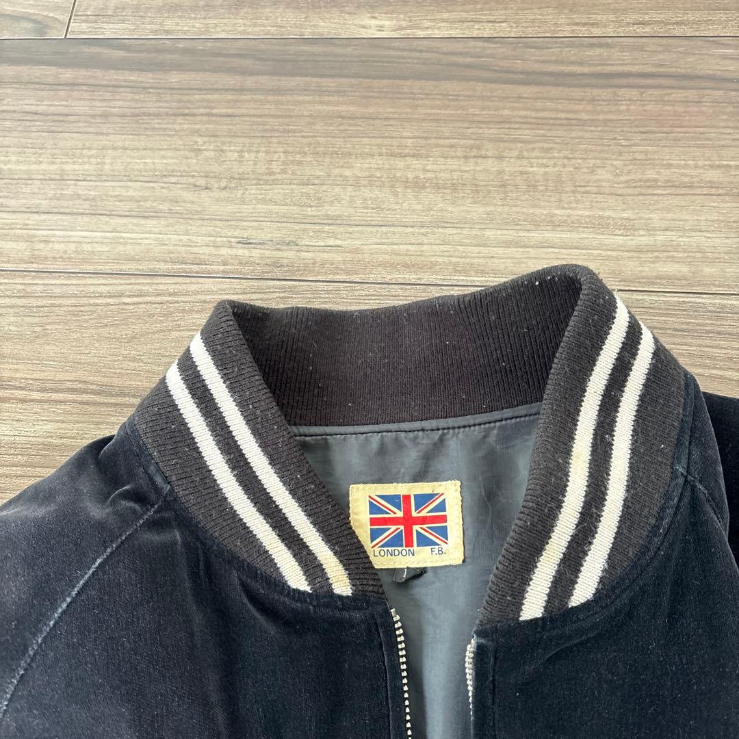 Ｌサイズスカジャン 鷲 龍 黒 ベルベット YOKOSUKA 1990年代