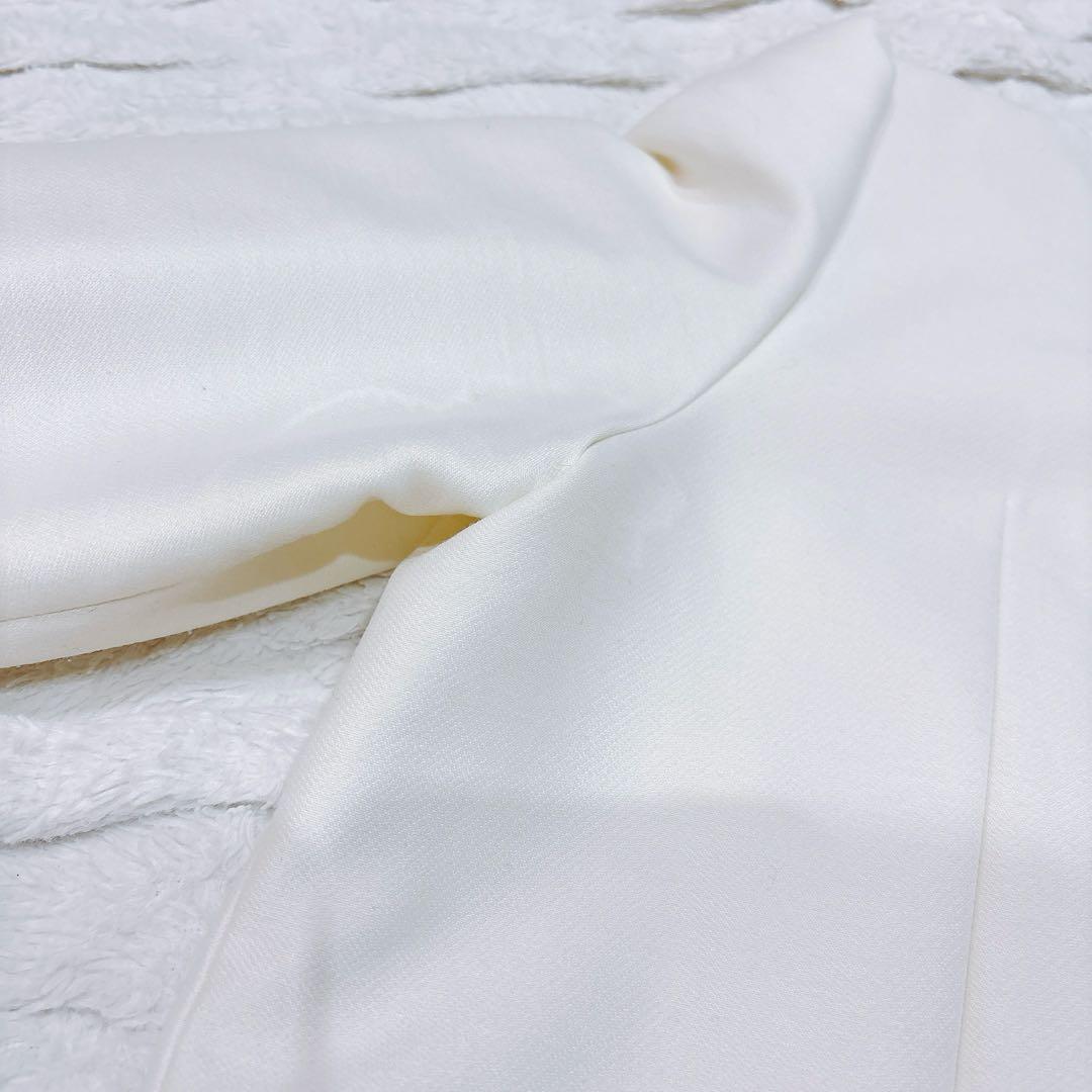 【新品タグ付】ANAYIアナイ　ダブルクロスペプラム ブラウス 白38