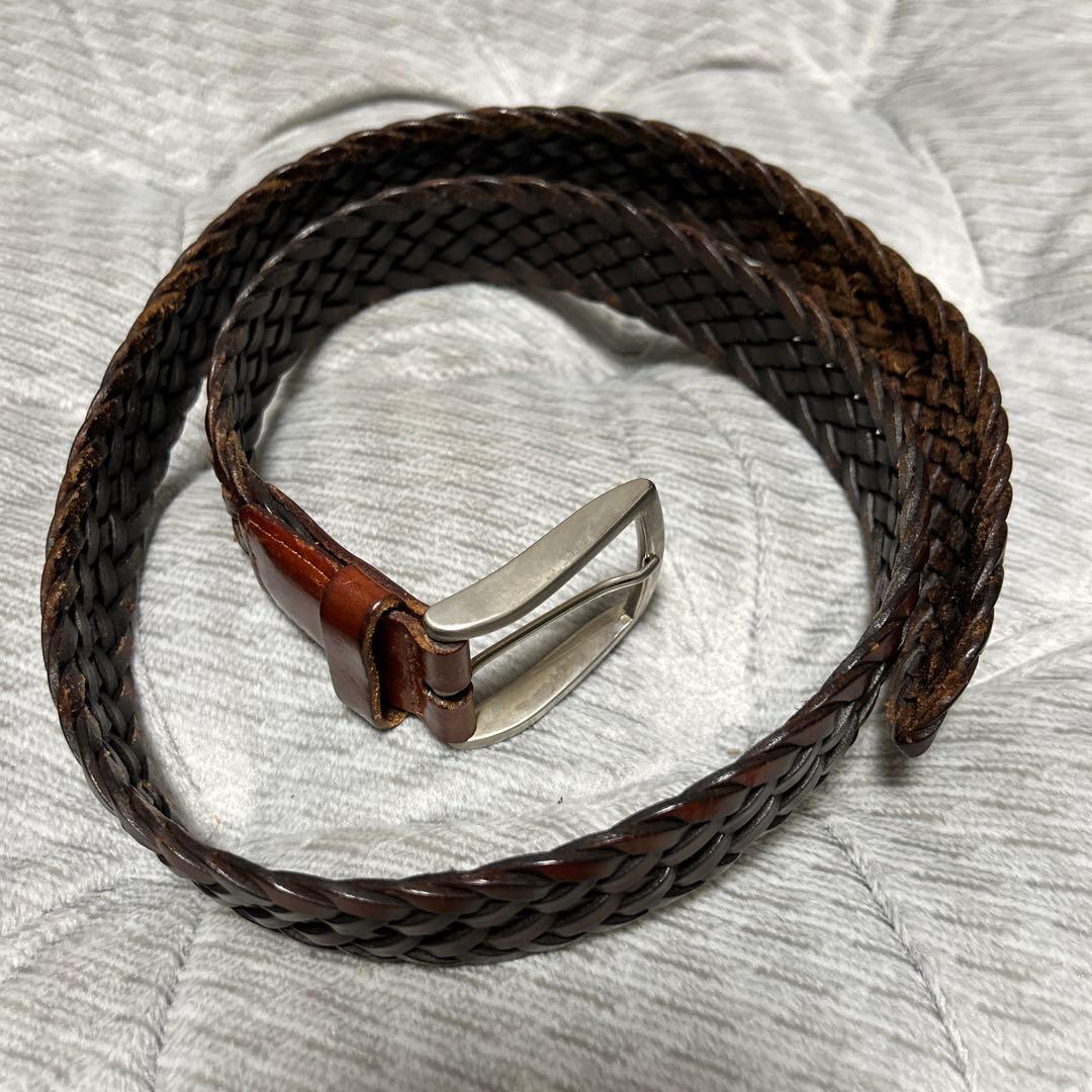 アンダーソンズ☆Andersons☆メッシュベルト☆ブラウン系85