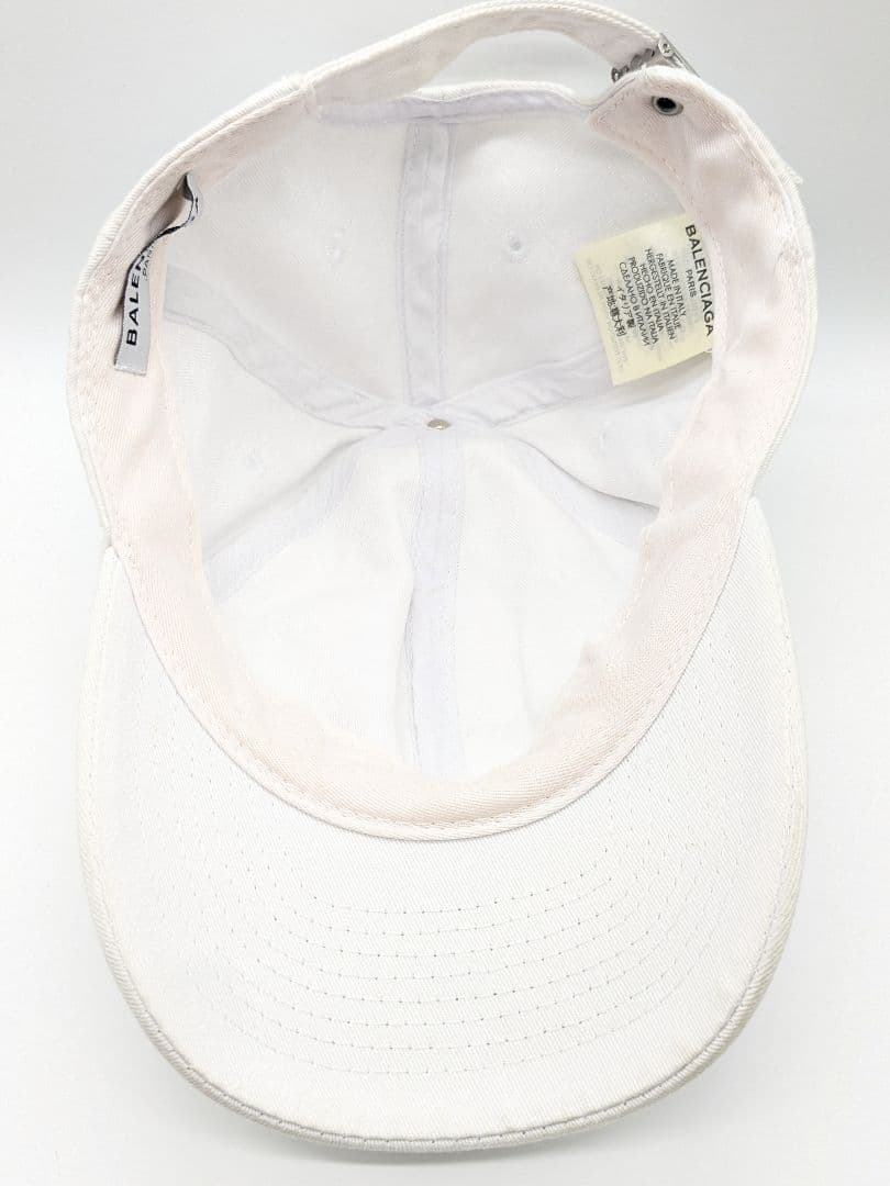 BALENCIAGA ホワイト キャップ バレンシアガ