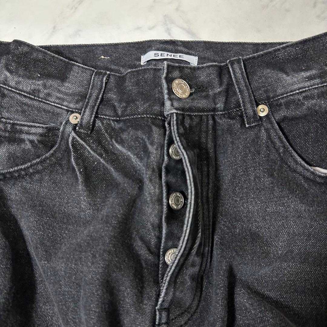 美品　SENEE セニー　デニムパンツ ルーズビンテージライクデニム