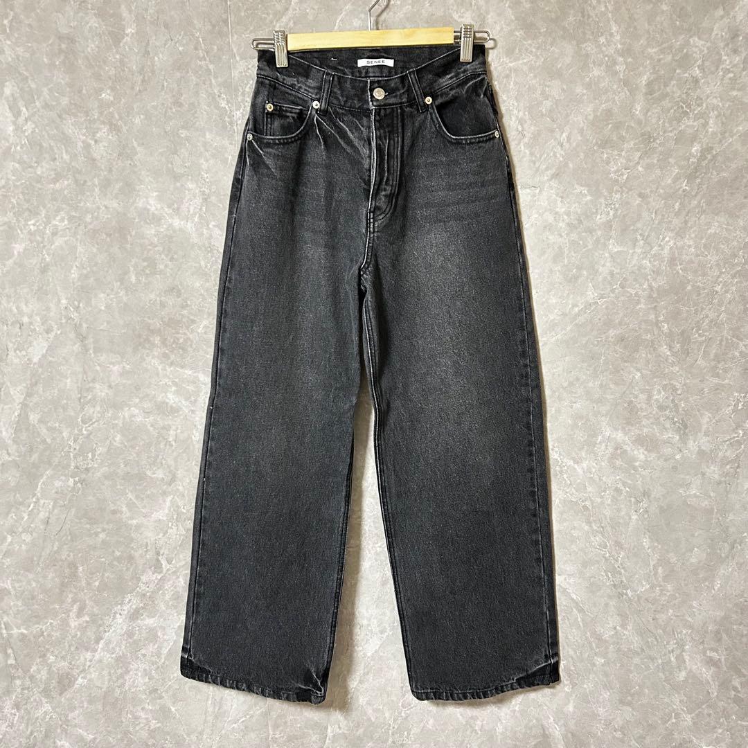 美品　SENEE セニー　デニムパンツ ルーズビンテージライクデニム