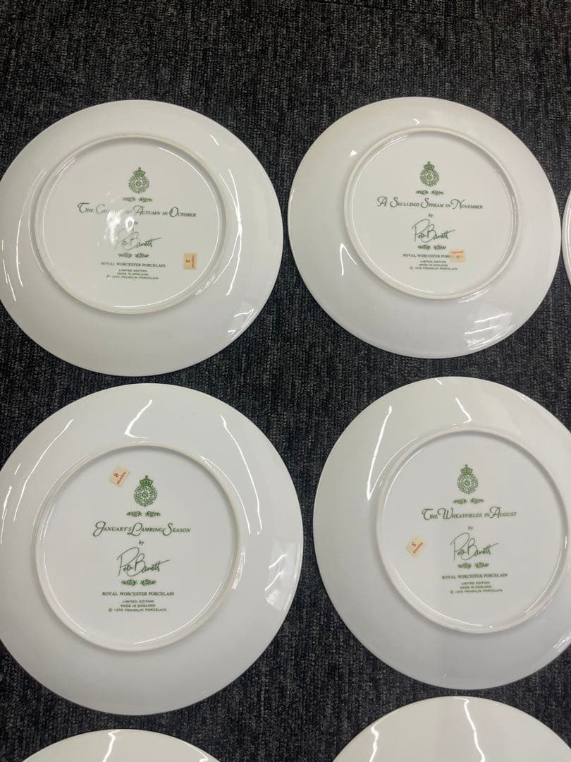 ロイヤルウースター  WORCESTER 12枚セット　飾り皿