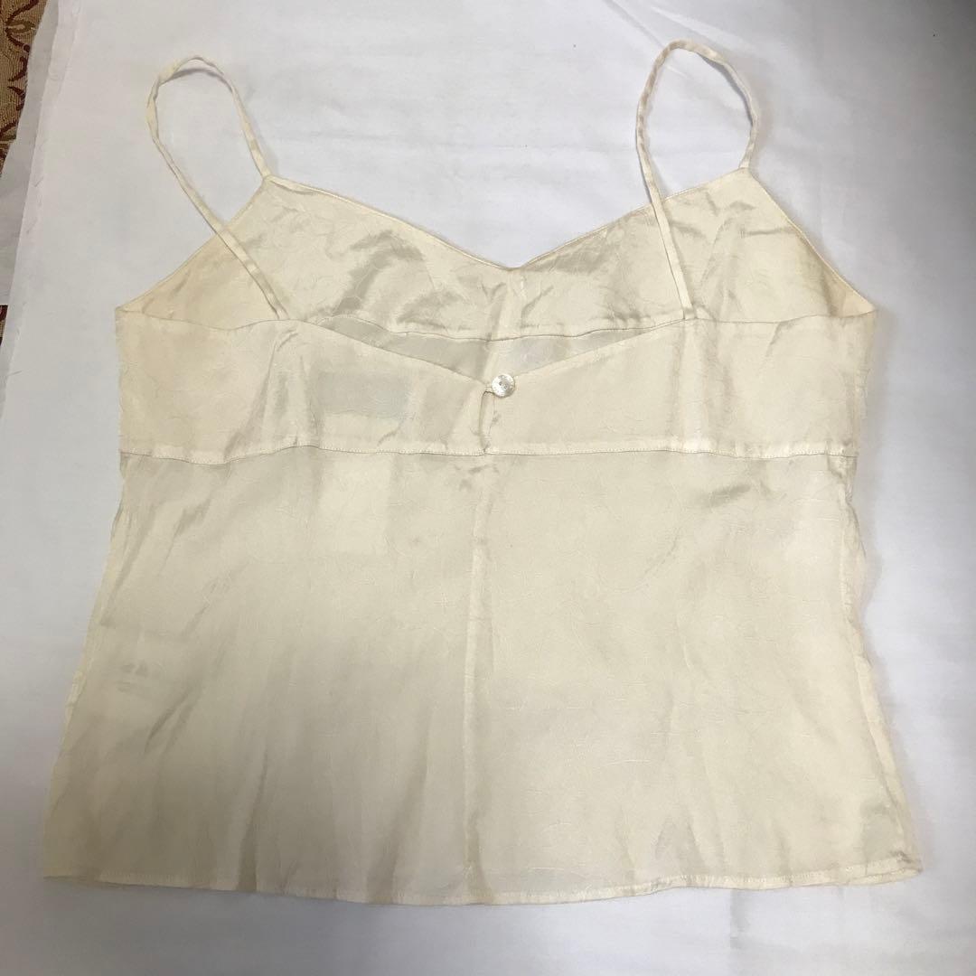 CHANEL アイボリー キャミソール サイズ40