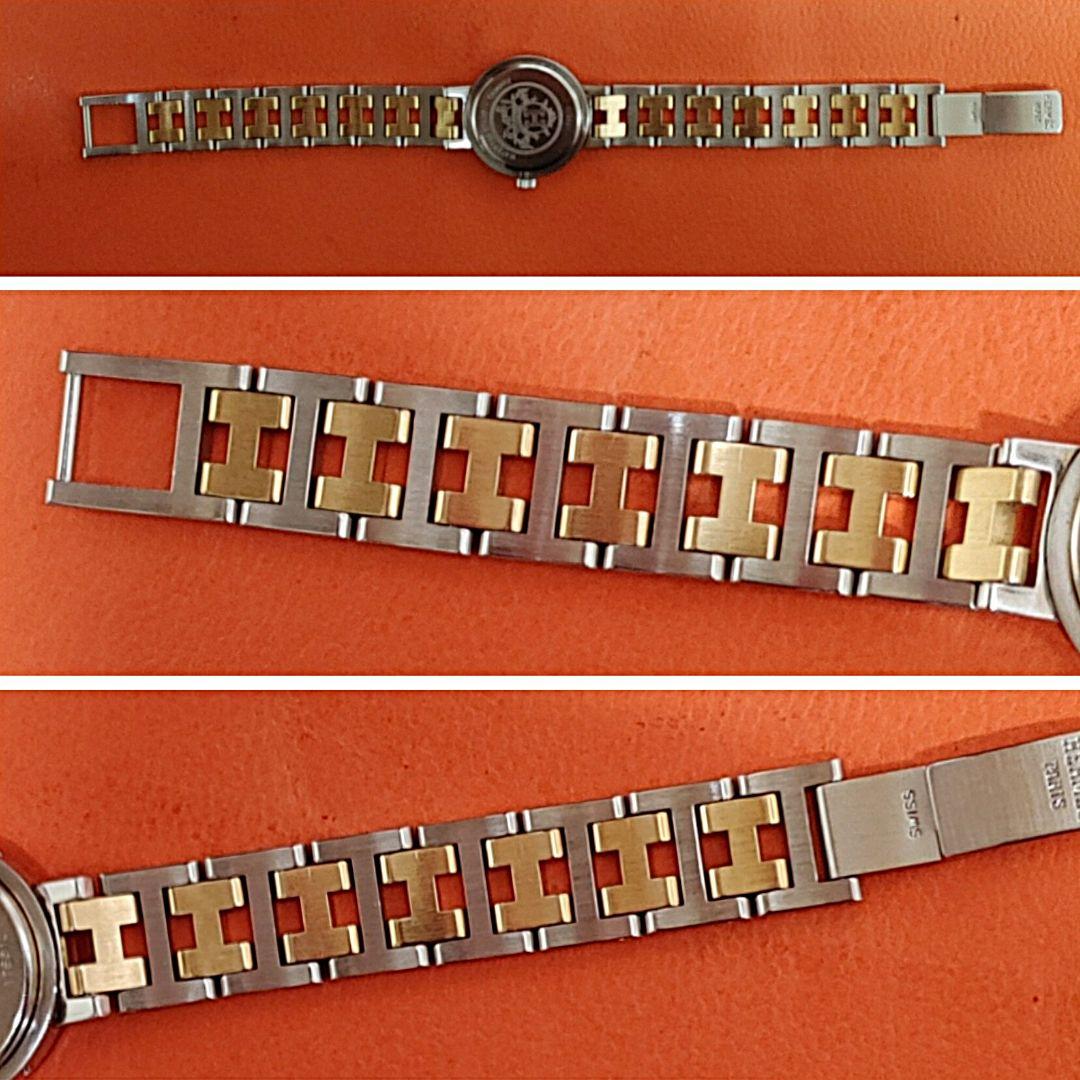 エルメス時計/極極極美品クリッパー/新品電池新品仕上げ正常稼働品/レディース