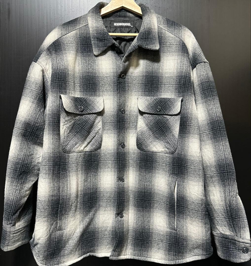 K*N様 neighborhood オンブレチェック　ウールシャツ　4